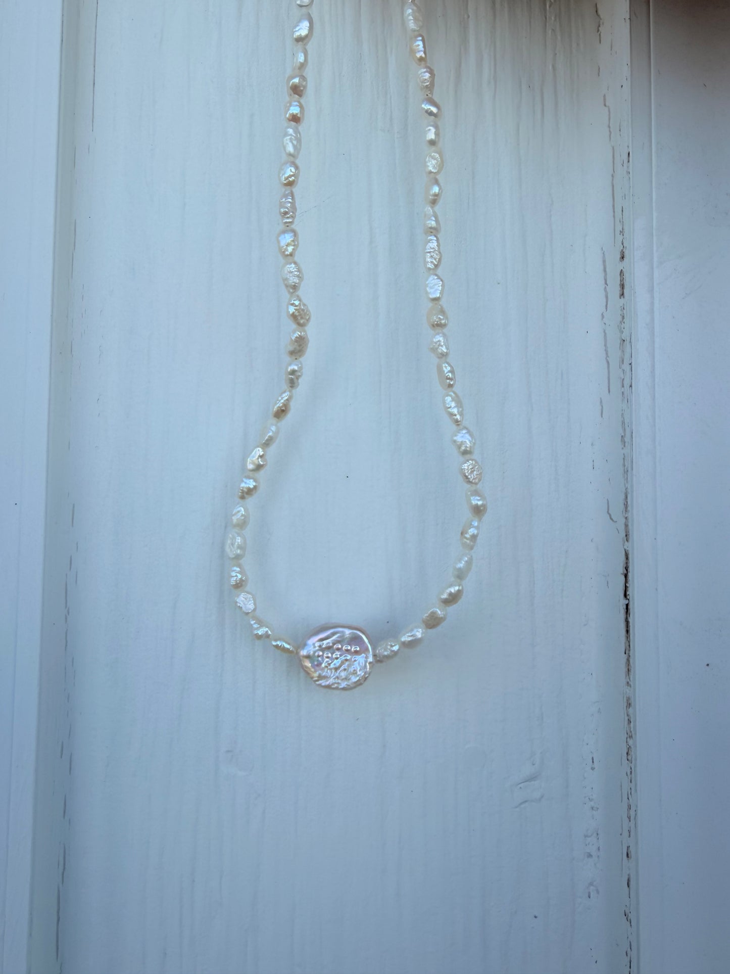 Freshwater pearl necklace