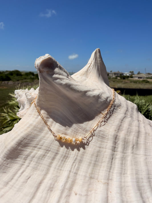 Pumpkin spice necklace