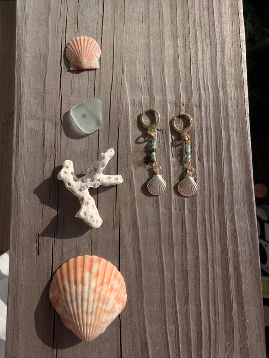 Seafoam earrings