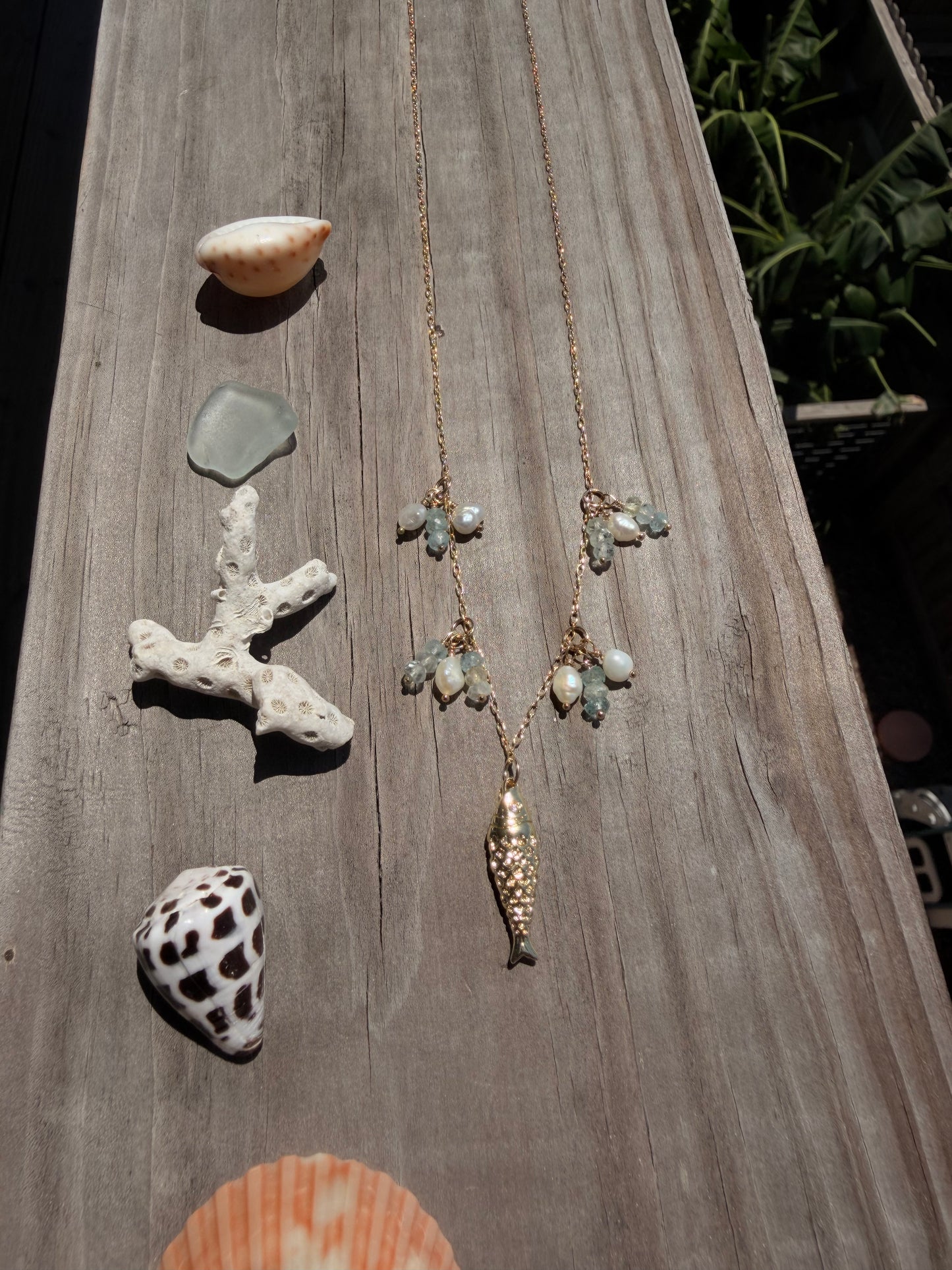 Gemmie fish necklace