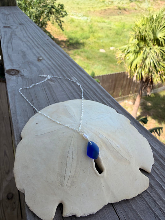Sterling silver seaglass