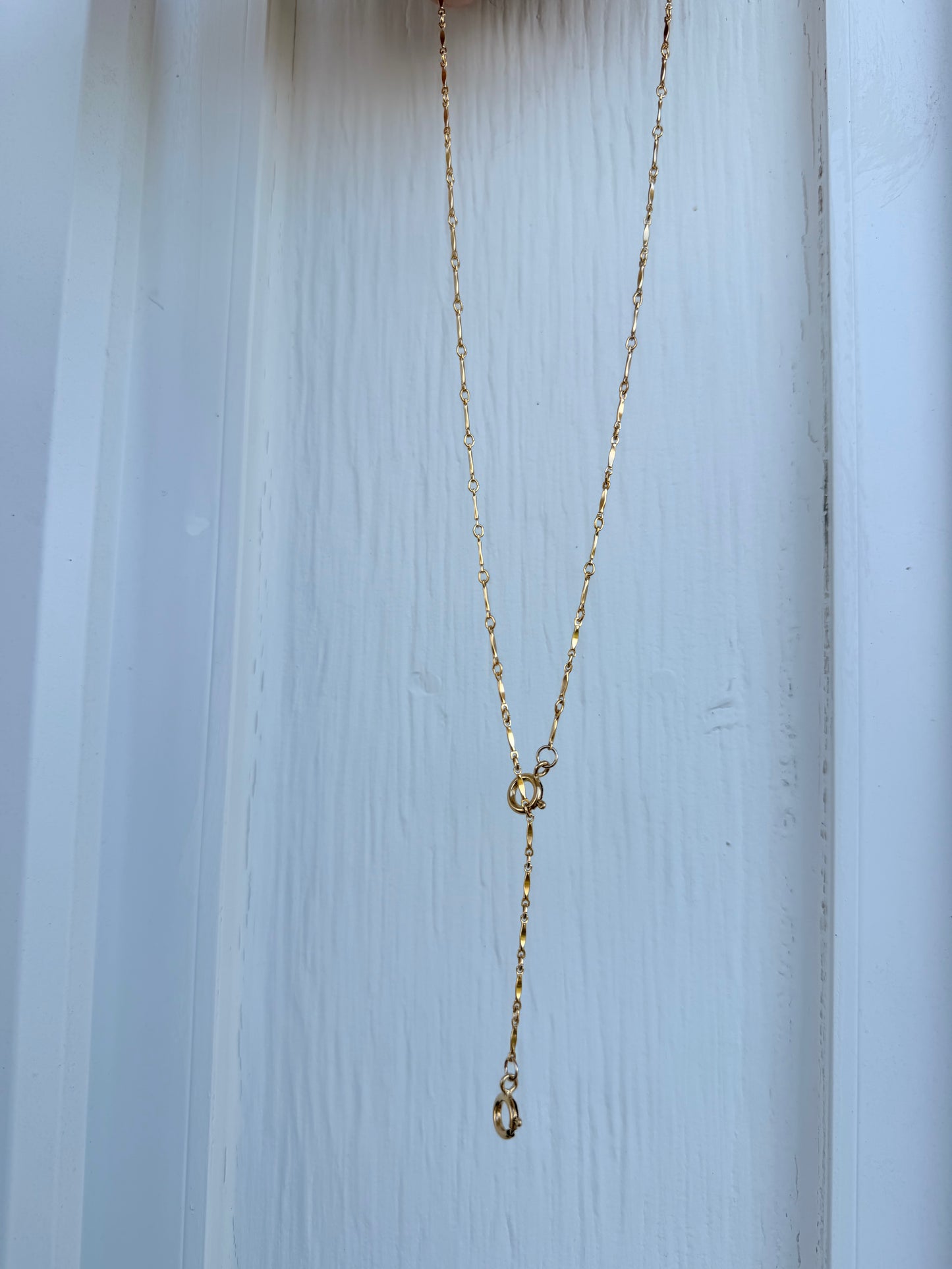Seaside lariat necklace