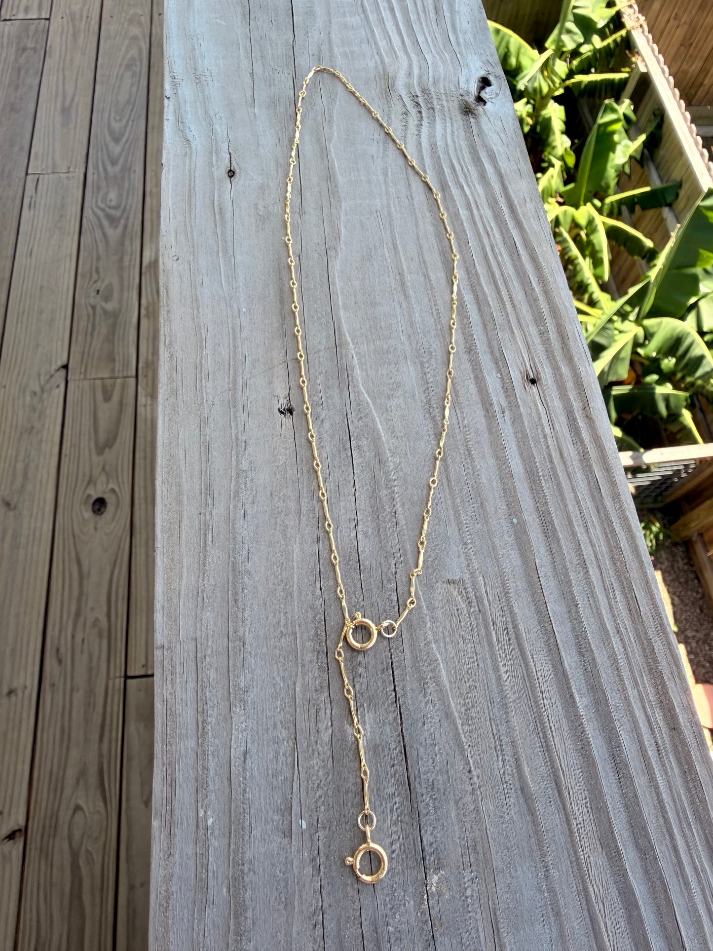 Seaside lariat necklace