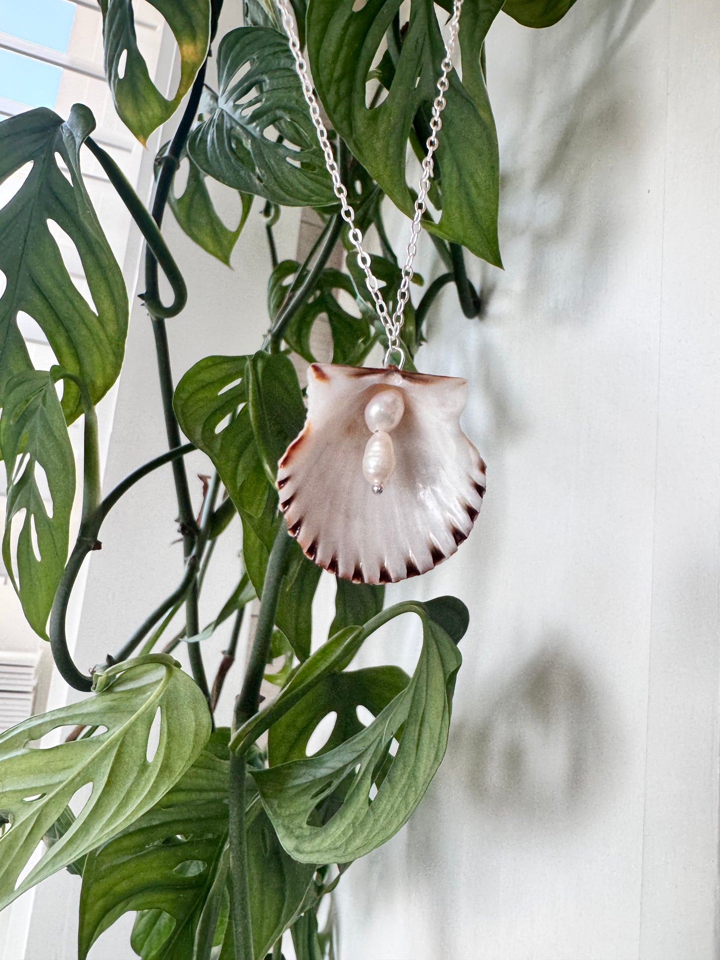 Laguna Madre Necklace (Purple Shell) SS